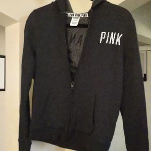 Victoria Secret Pink sequin Los Angeles hoodie